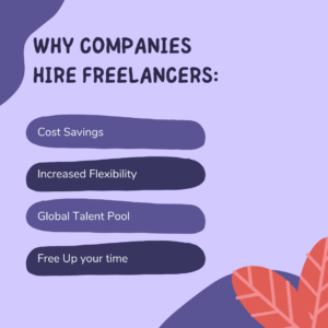 why companies hire freelancers