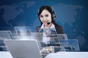 Virtual assistant handling a call